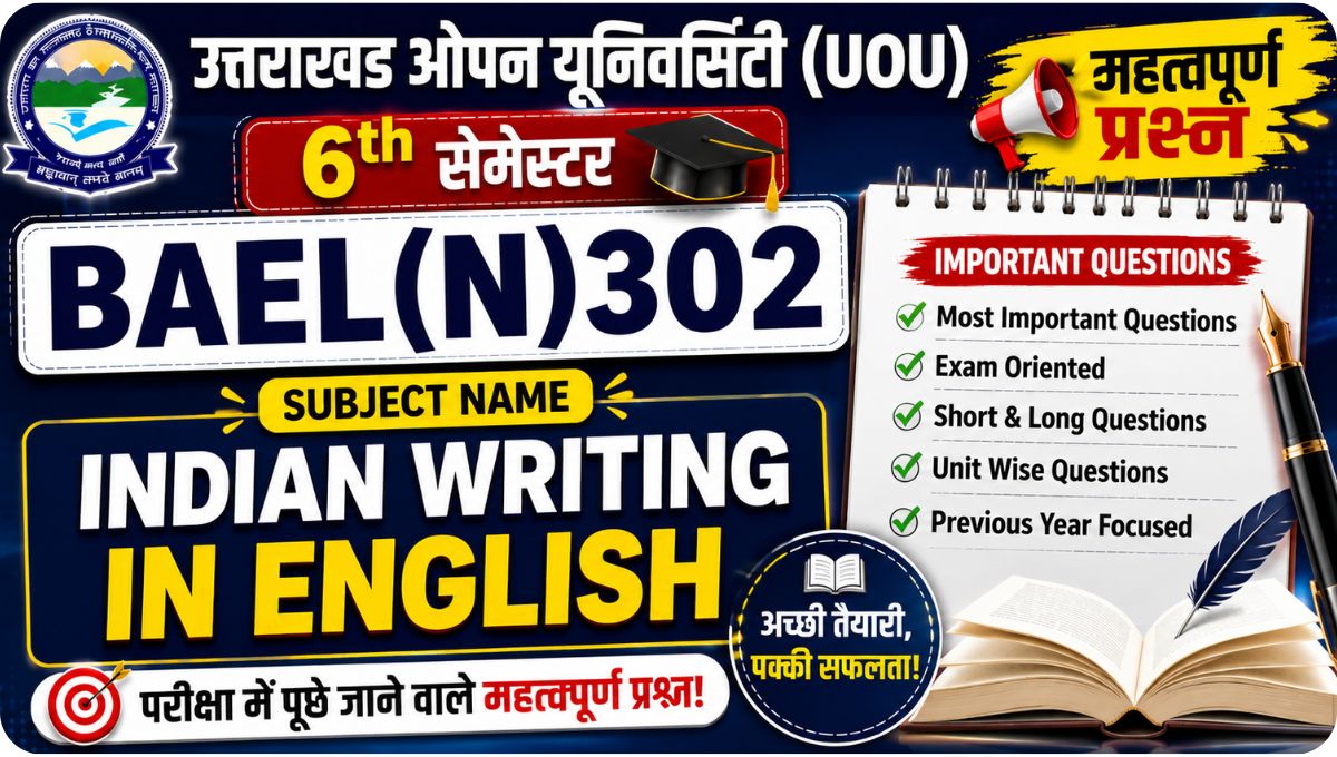 Uou baeln302solved paper